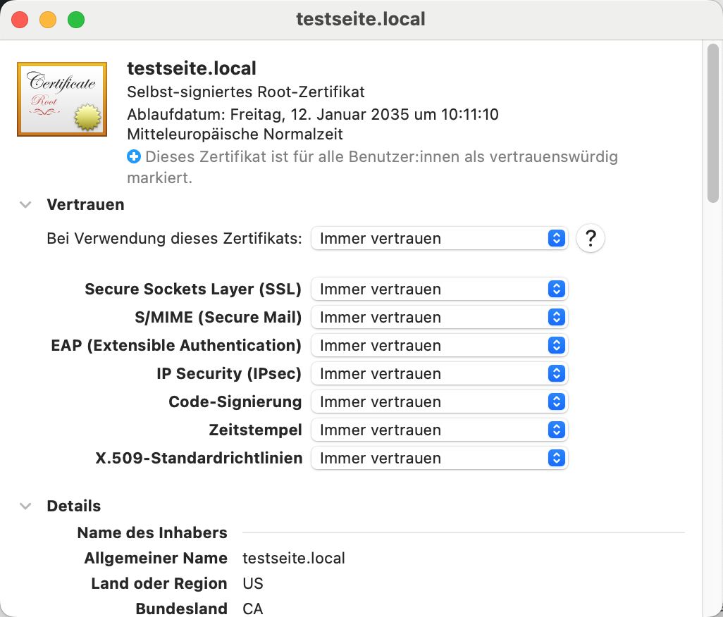 Einstellungen